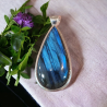 LABRADORITE PENDENTIF ARGENT 925 2