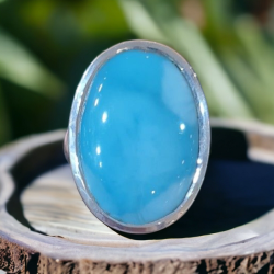 LARIMAR BAGUE ARGENT 925 1