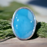 LARIMAR BAGUE ARGENT 925 1