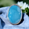 LARIMAR BAGUE ARGENT 925 1