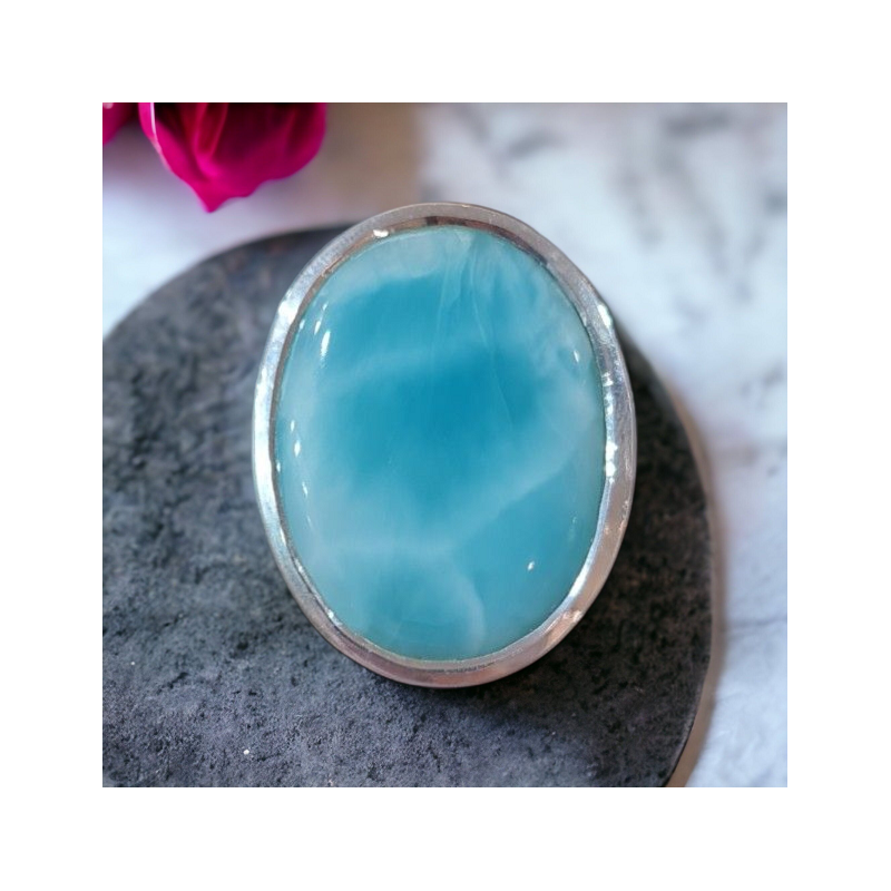 LARIMAR BAGUE ARGENT 925 2