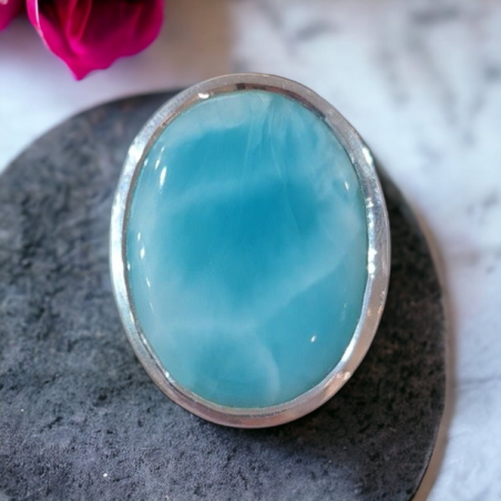 LARIMAR BAGUE ARGENT 925 2