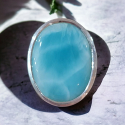 LARIMAR BAGUE ARGENT 925 2