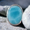 LARIMAR BAGUE ARGENT 925 2