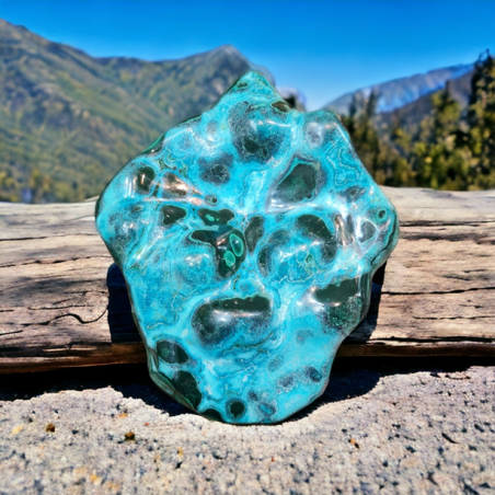 AMAZONITE MALACHITE MORCEAU