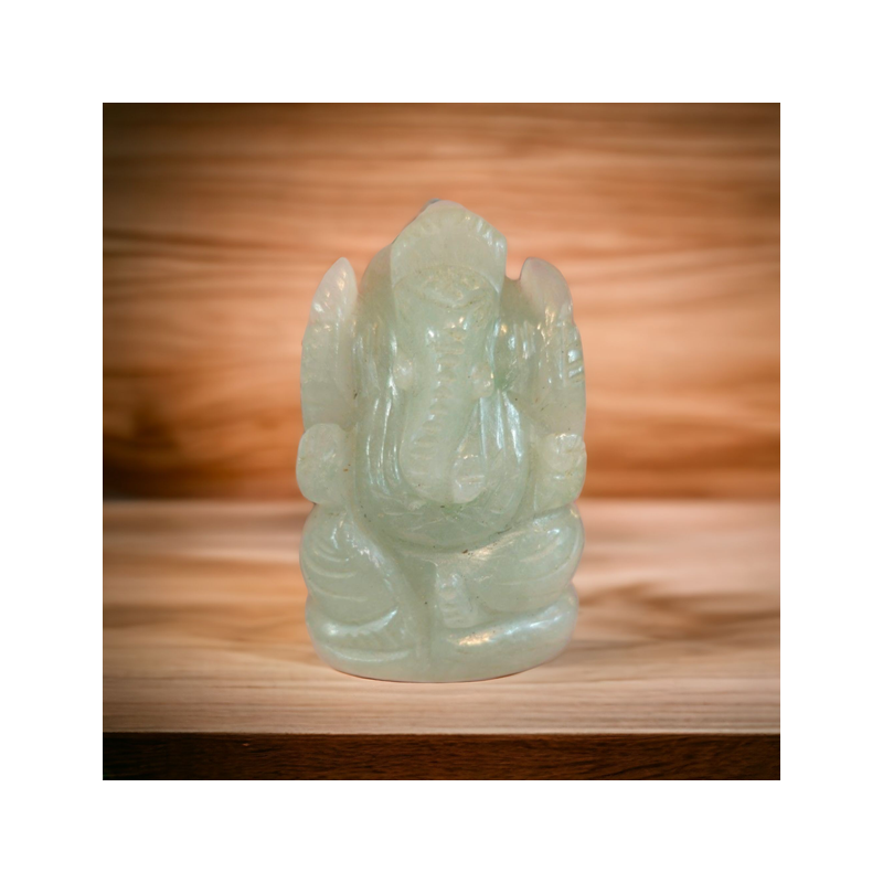 GANESH EN AVENTURINE VERTE