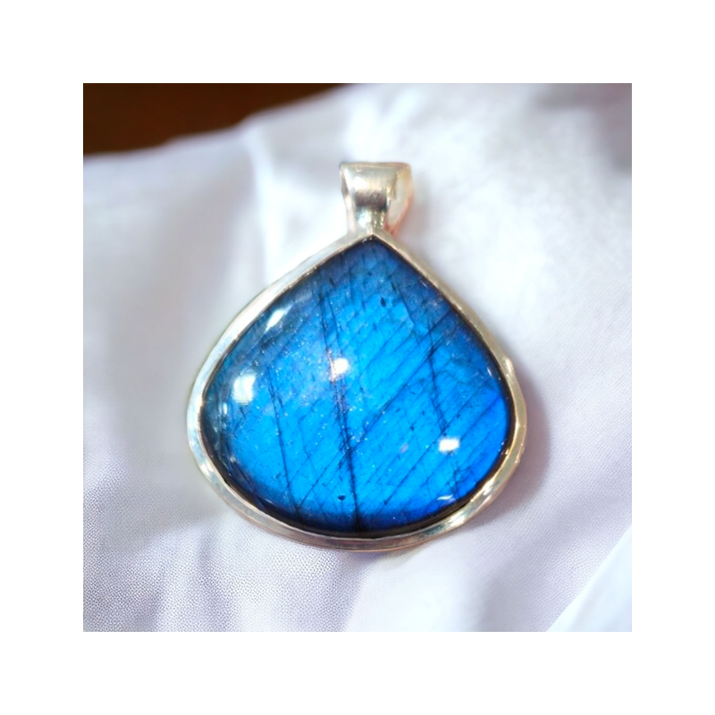 LABRADORITE PENDENTIF ARGENT 925 5