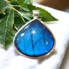 LABRADORITE PENDENTIF ARGENT 925 5