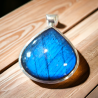 LABRADORITE PENDENTIF ARGENT 925 5