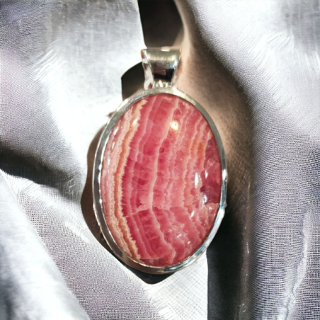 RHODOCROSITE PENDENTIF ARGENT 925 2