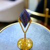 LAPIS LAZULI FORME DIAMANT SUR SOCLE 5