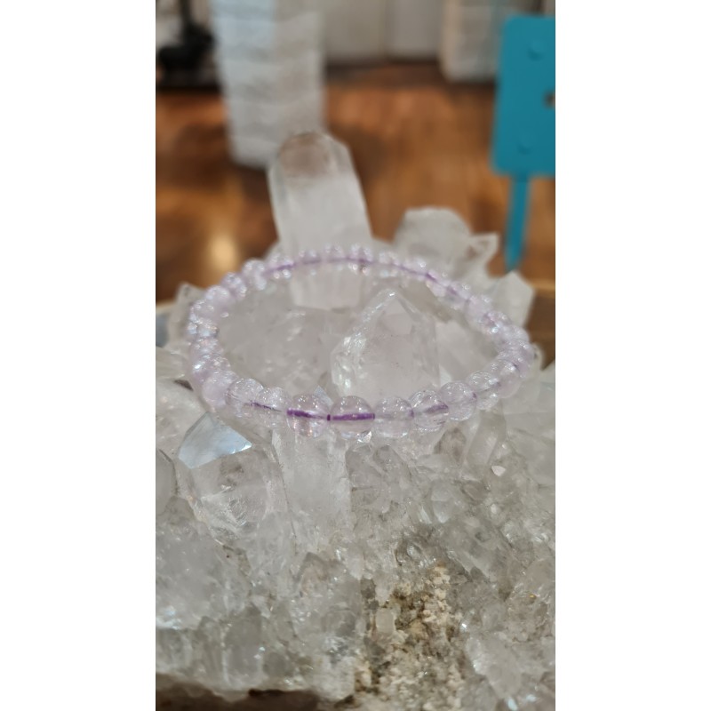 BRACELET KUNZITE 6MM