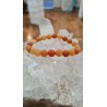 BRACELET EN AVENTURINE  ROUGE 8MM