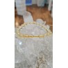 BRACELET EN CITRINE ET QUARTZ 8MM