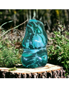 MINÉRAUX CHRYSOCOLLE ET MALACHITE PIERRE NATURELLE